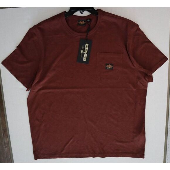 Harley-Davidson 96567 Men Sz 2XL Dark Red 120 Years Anniversary Edition T-Shirt - Picture 4 of 4